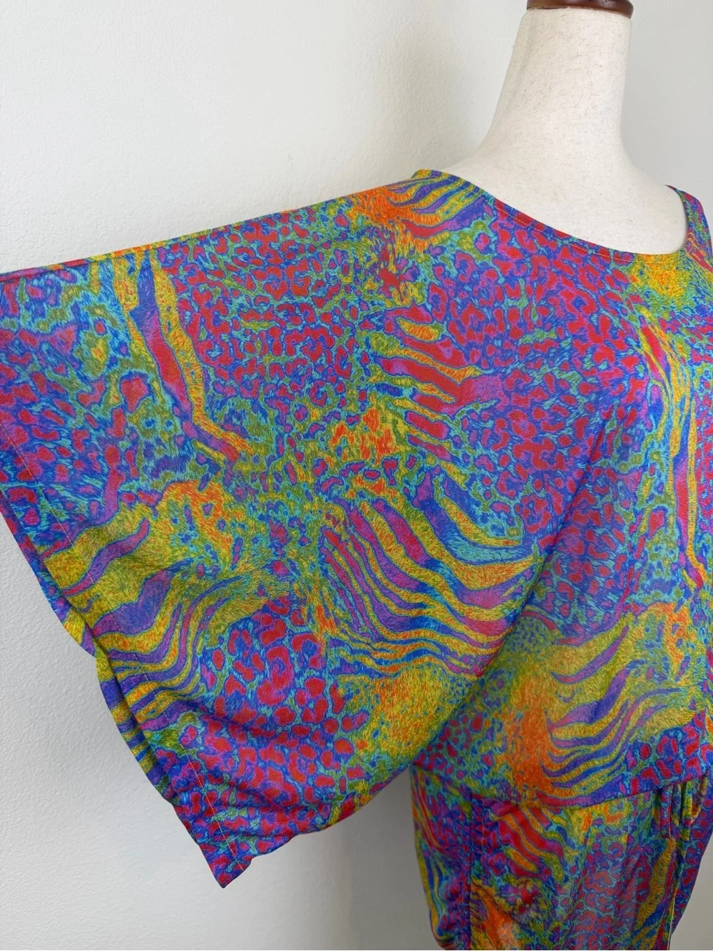 Luli Fama South Beach Dress Multicolor Swim Coverup Size Medium
